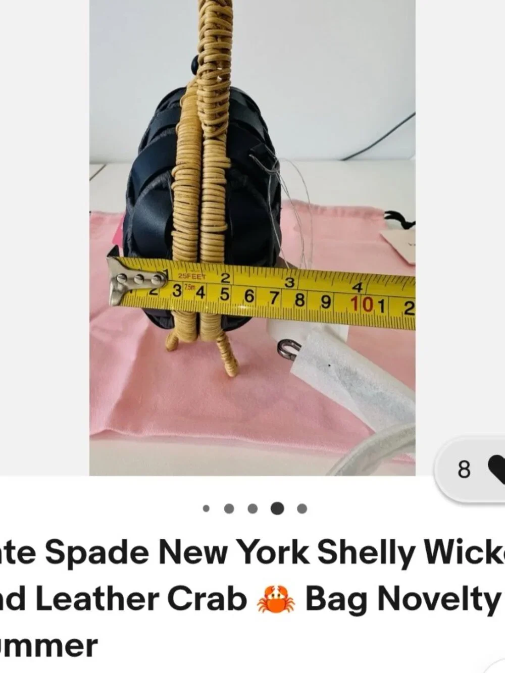 Brand new without tag Kate Spade Shelly crab purse